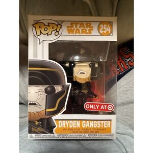 Funko POP Star Wars Solo Dryden Gangster Target Exclusive 254 Disney New
